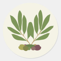 Aceitunas y ramas minimalistas.