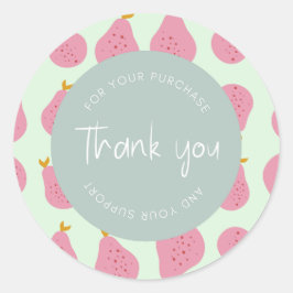 Pegatina Redonda Acondicionamiento de tiras de pieles femeninas