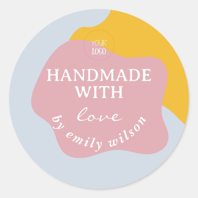 Pegatina Redonda Acondicionamiento moderno de los suministros para  (Anverso)