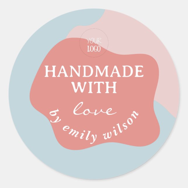 Pegatina Redonda Acondicionamiento moderno de los suministros para  (Anverso)