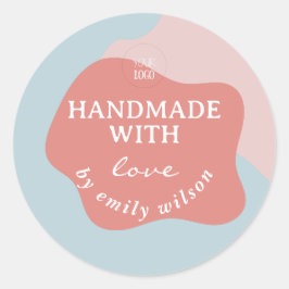 Pegatina Redonda Acondicionamiento moderno de los suministros para