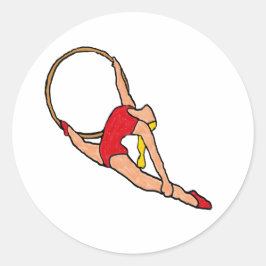 Pegatina Redonda Acrobat