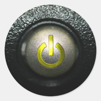 Pegatina Redonda Activado
