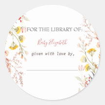 Acuarela de flores silvestres pradera secaEmbarazo