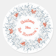 Acuarela de Navidad. Tipografía Rojo Fiestas