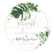 Acuarela Monstera variada en vegetación tropical