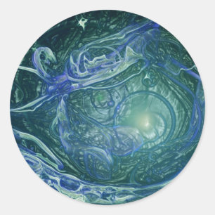 Pegatina Redonda acuesurreal