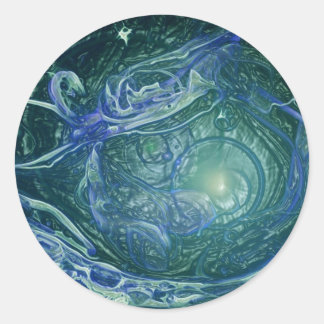 Pegatina Redonda acuesurreal