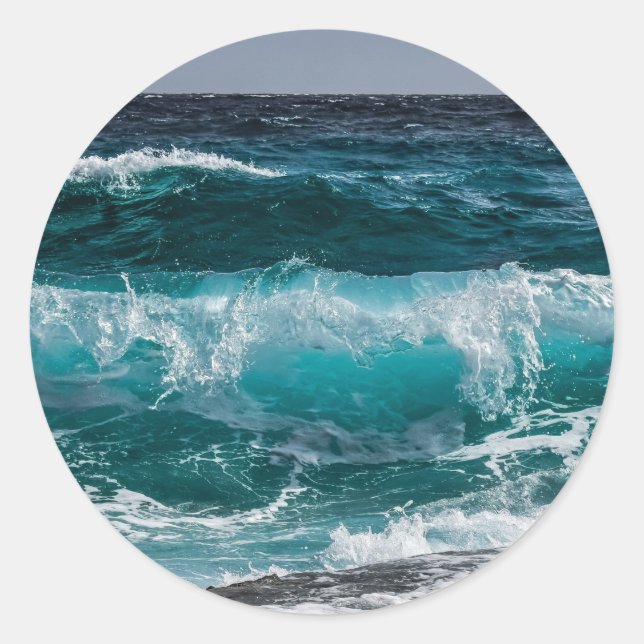 Pegatina Redonda Add Your Own Photo Personalized (Anverso)