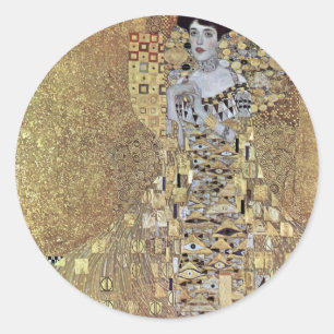 Pegatina Redonda Adele Bloch-Bauer I