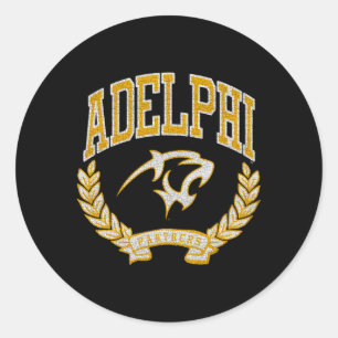 Pegatina Redonda Adelphi Panthers Victoria