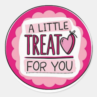 Pegatina Redonda Adesivo a little