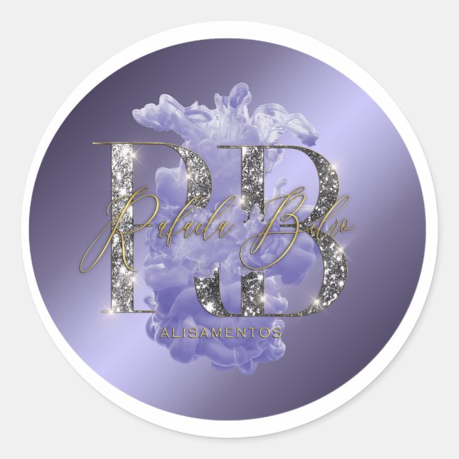 Pegatina Redonda Adesivo redondo  (Anverso)