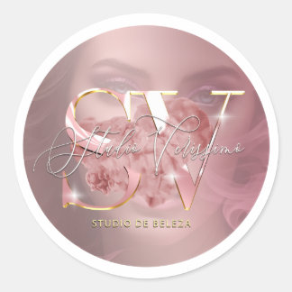 Pegatina Redonda Adesivos e embalagens