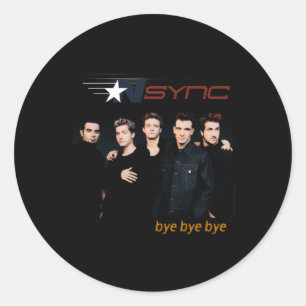 Pegatina Redonda Adiós oficial de Nsync