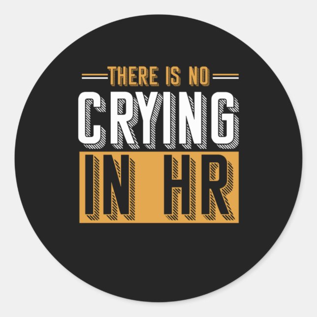 Pegatina Redonda Administrador de recursos humanos Administración d (Anverso)