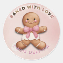 Adorable Gingerbread Personalizado Horneado Con Am