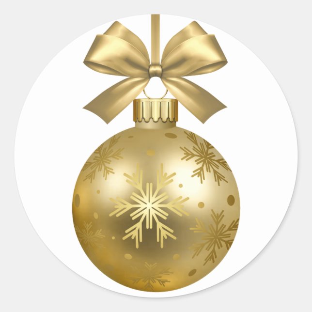 Pegatina Redonda adorno feliz año nuevo 2022 (Anverso)