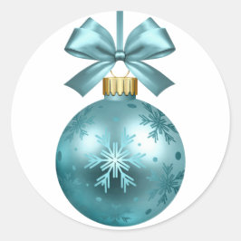 Pegatina Redonda adorno feliz año nuevo 2022