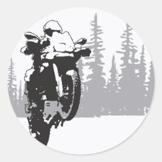 Pegatina Redonda Adv Riding