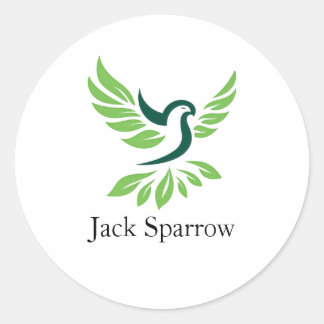 Pegatina Redonda Aesthetic Minimal Sticker