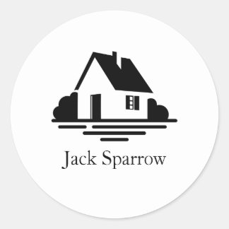 Pegatina Redonda Aesthetic Minimal Sticker