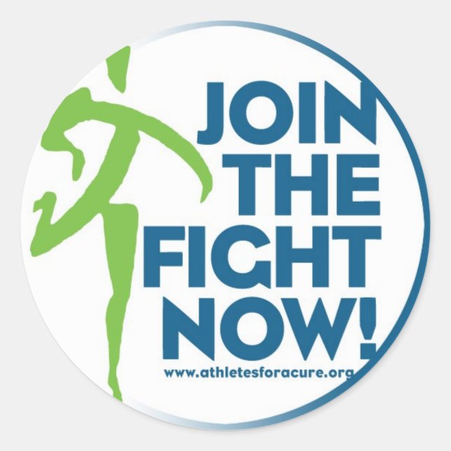 Pegatina Redonda afac_pegatinas_en ejecución (Anverso)