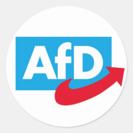 Pegatina Redonda AfD: Alternativa para Deutschland