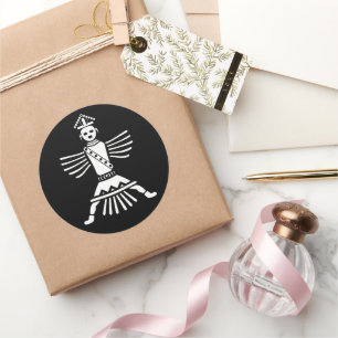 Pegatina Redonda afilado de zuni