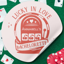 Afortunada en el Casino de Amor Mano Dibujada Desp