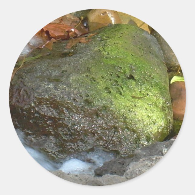 PEGATINA REDONDA AFORTUNADO CORAZÓN DE AMOR (Anverso)