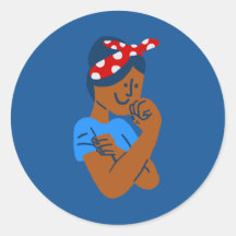 african black rosie the riveter rockabilly retro 