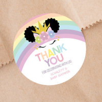 Afro Puff Unicorn arroja favores a Baby Shower