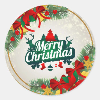 Pegatina Redonda agitadores de chirismas 2023