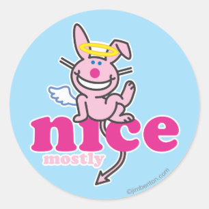 Pegatina Redonda Agradable sobre todo