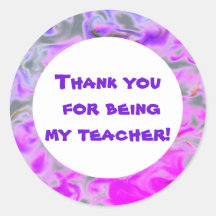 Agradecimiento al profesor Pink Purple Tie-Dye