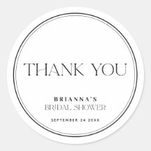 Agradecimiento Boda Black & White