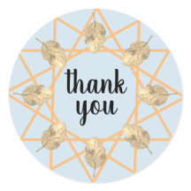 Agradecimiento Botánico Acuarela Moderno Follaje