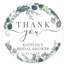 Agradecimiento de Despedida de Soltera con Eucalip