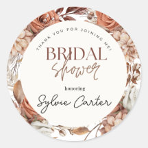 Agradecimiento para Desayuno Nupcial Floral Boho