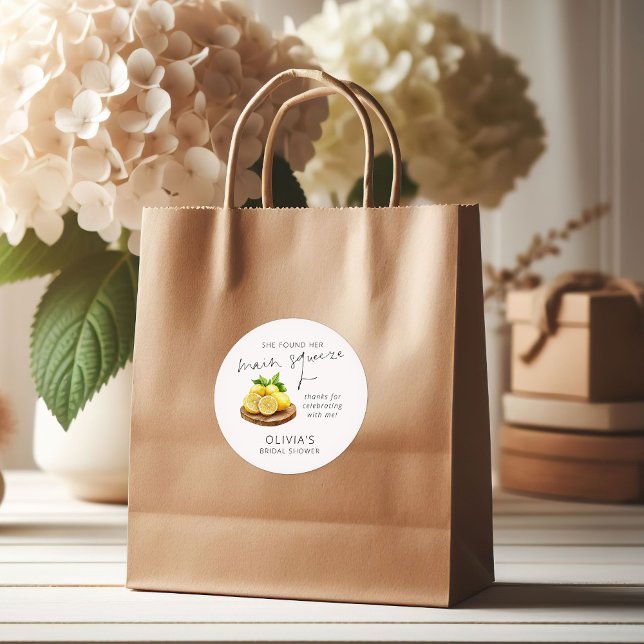 Pegatina Redonda Agradecimiento para la Despedida de Soltera Main S (Subido por el creador)