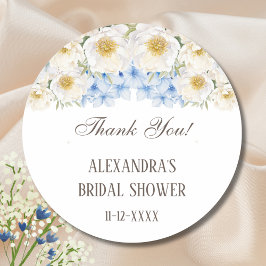 Pegatina Redonda Agradecimiento para la Fiesta de Despedida de Solt