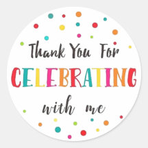 Agradecimiento Por Celebrar Conmigo Favor