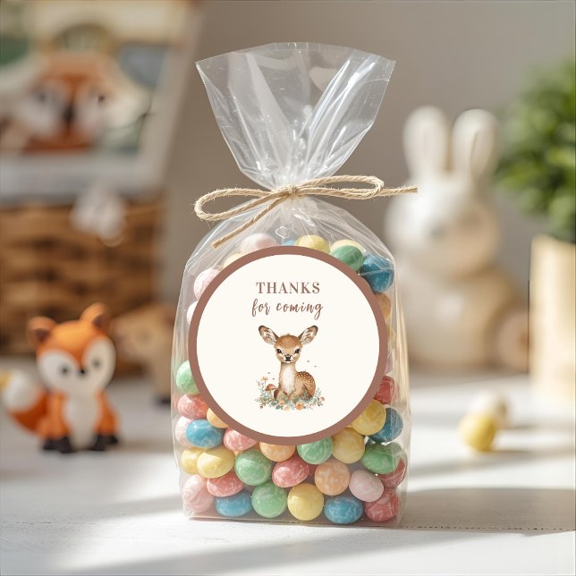 Pegatina Redonda Agradecimiento por el cumpleaños de los venados de (Subido por el creador)