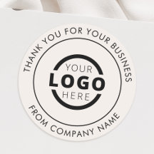 Agradecimiento promocional de logotipos profesiona