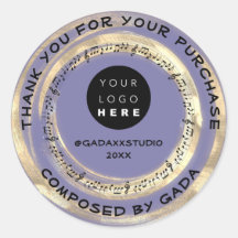 Agradecimientos Logotipo de música de compras Nota