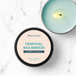 Pegatina Redonda Agregar marca con colores completamente Personaliz