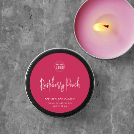 Pegatina Redonda Agregar producto Minimalista de color del Personal