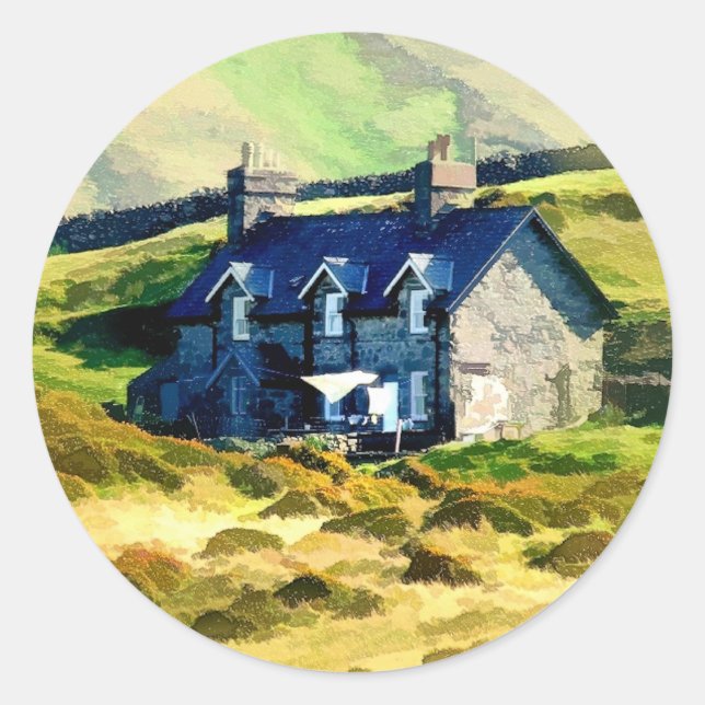 PEGATINA REDONDA AGRICULTURA (Anverso)