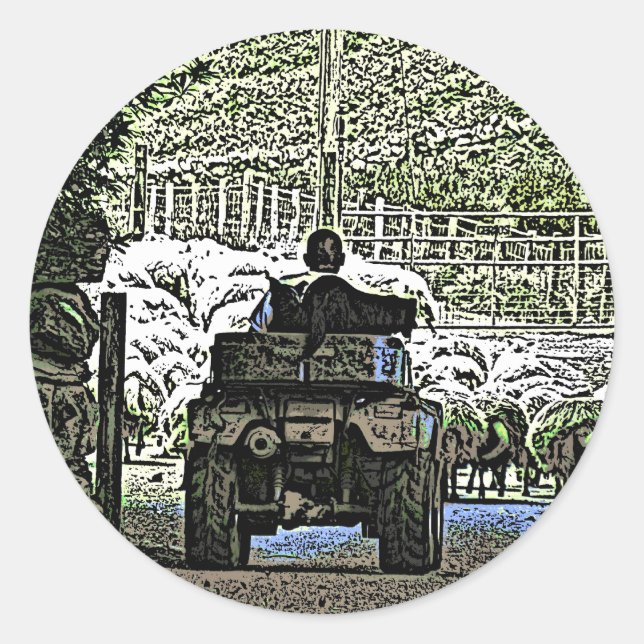 PEGATINA REDONDA AGRICULTURA (Anverso)